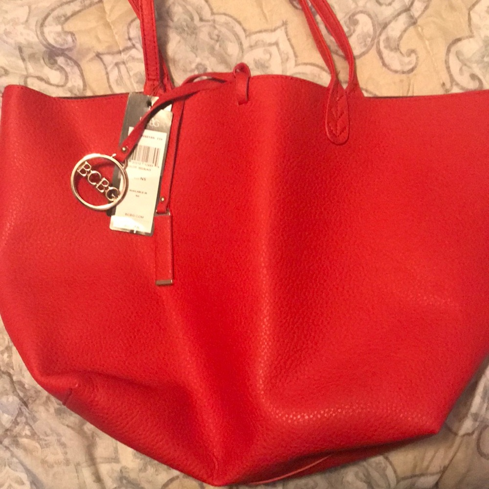 BCBG Tote (Reversible -Red & Black)